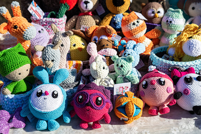 Cute lovable Amigurumi toys